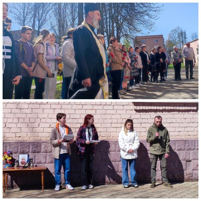 Відкриття меморіальної дошки Герою Геннадію Головкову